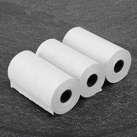 3Pcs Thermal Printer White Paper Rolls