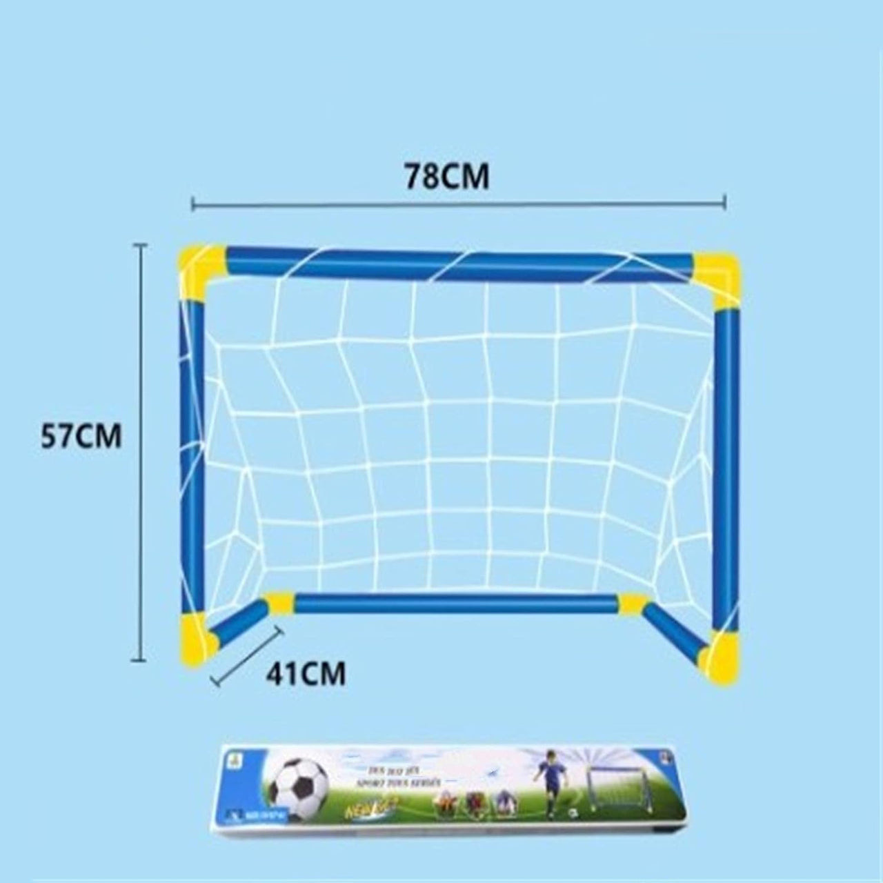 Mini Portable Football Goal Post With Air Pump