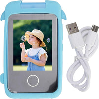 Kids Dolphin Rotatable Lens Digital Touch Phone