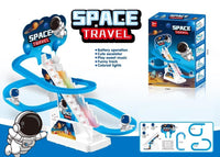 Electric Astronaut Slide Racing Track Set With Lights & Music