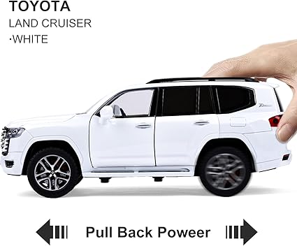 1:24 Diecast Toyota Land Cruiser SUV Model With Key