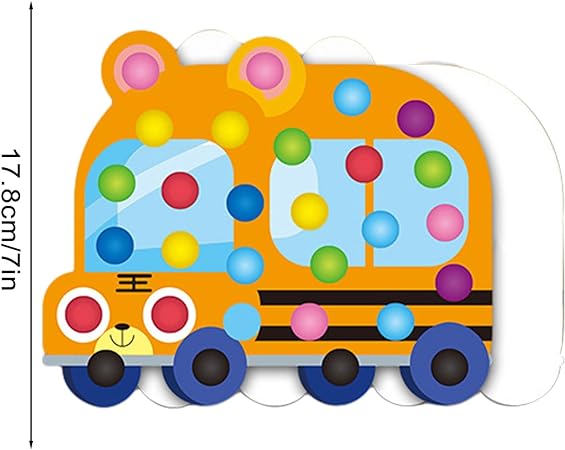 Wooden Car Pincer Bead Game For Toddlers