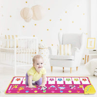 Musical Floor Piano Mat with Animal Sounds