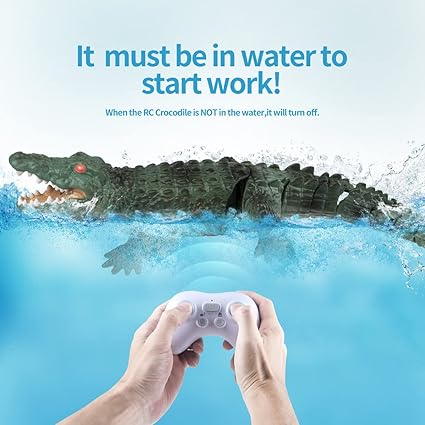 2.4GHz RC Swim Crocodile With Cool Lights