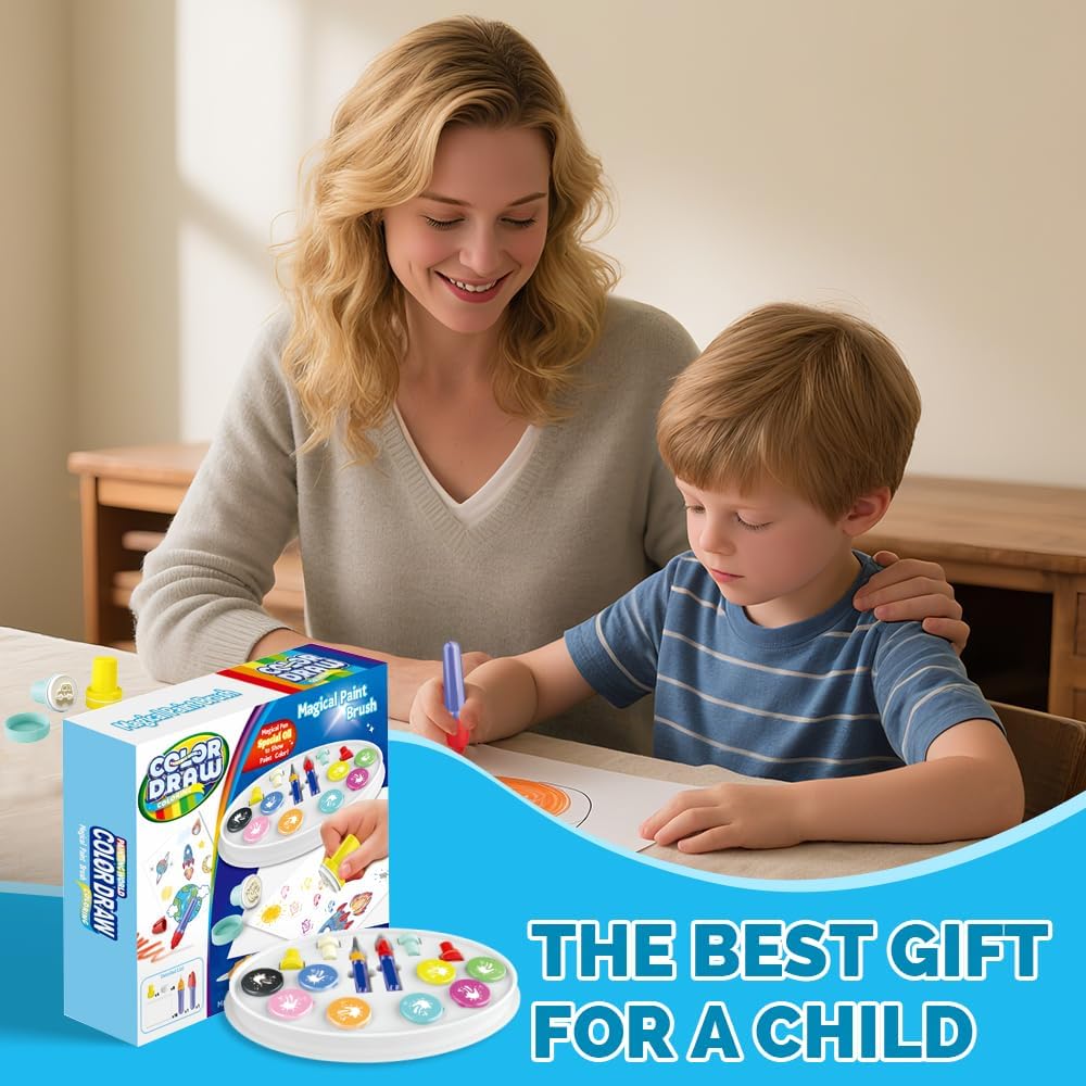 Toddlers Magical Color Painting Set