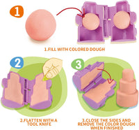 Sweet Cake Colorful Dough Play Set With Molds