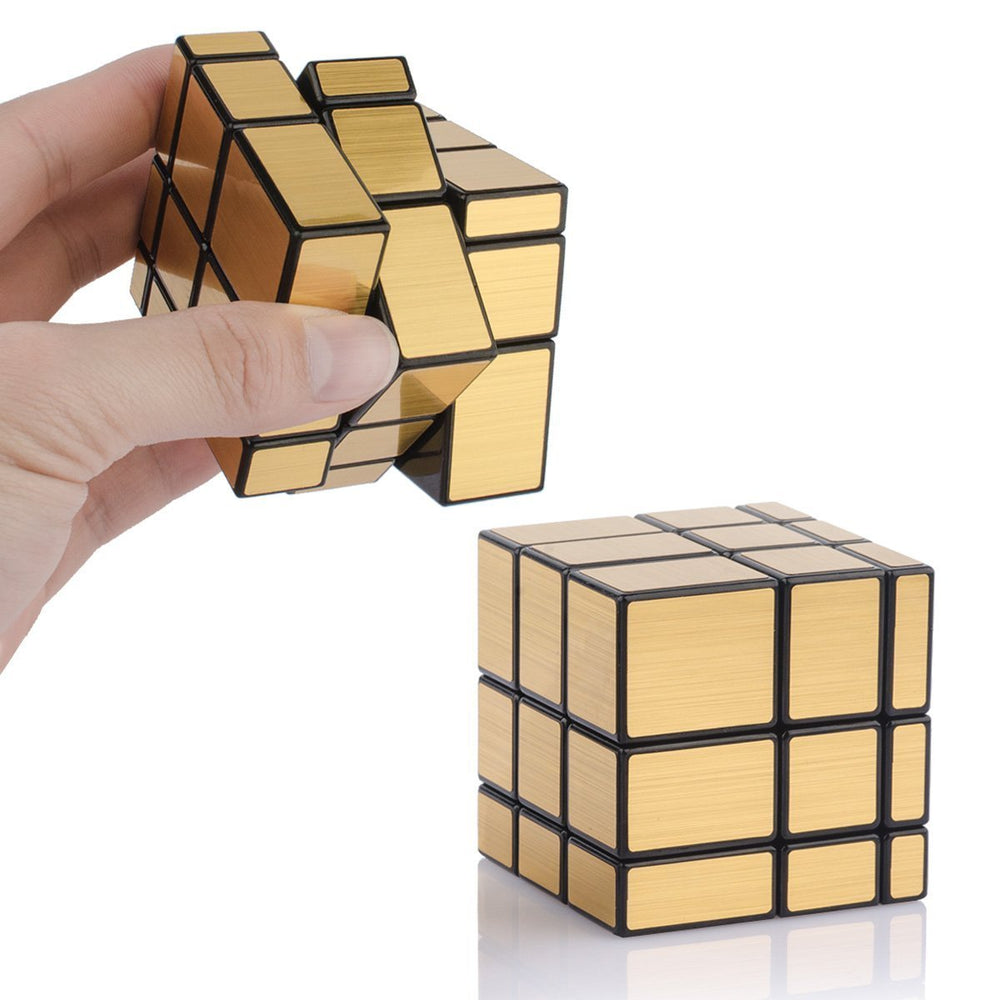 QY Mirror Speed Cube 3x3 Silver/Golden