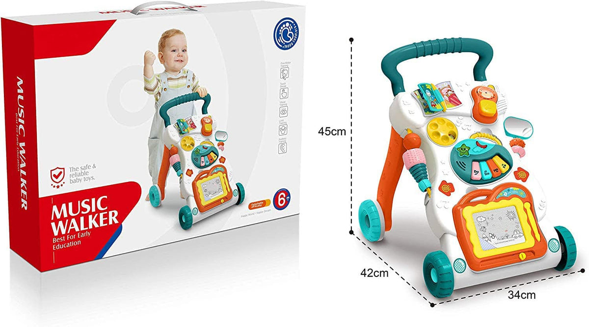 Huanger Musical Walker With Gadgets For Baby