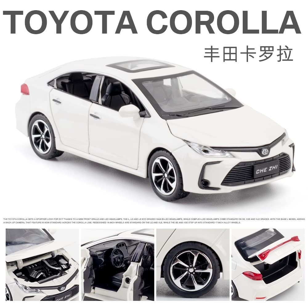 1:32 Diecast Toyota Corolla Hybrid Model Car