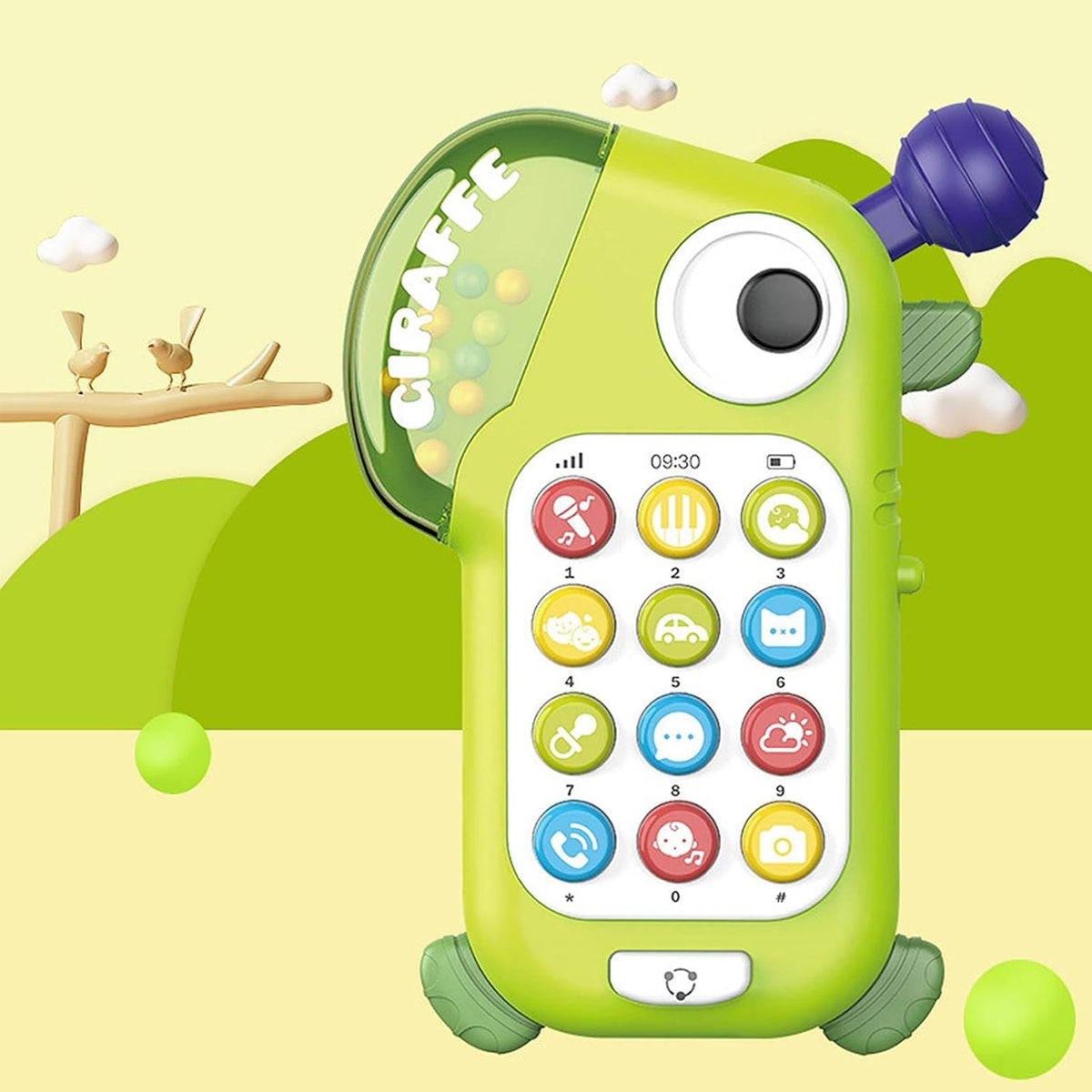 Multi-functional Baby Puzzle Phone With Light & Sound