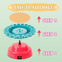 Kids Pottery Wheel and Painting Kit