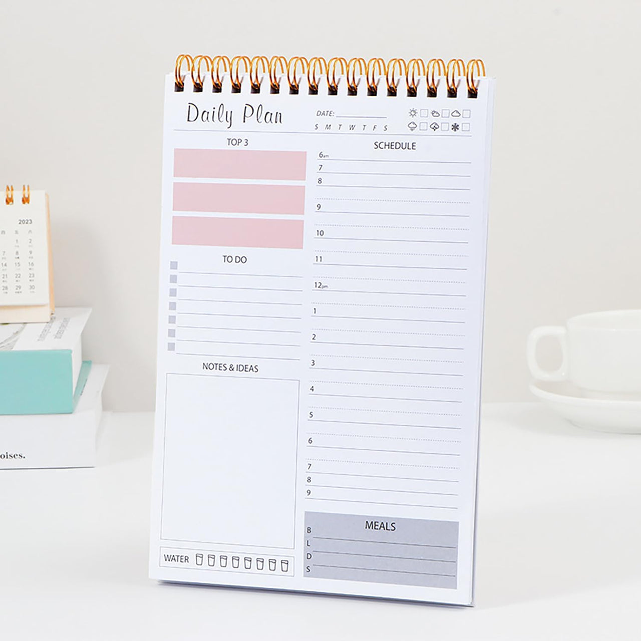 8* Inches 50 Pages Premium Daily Plan Diary