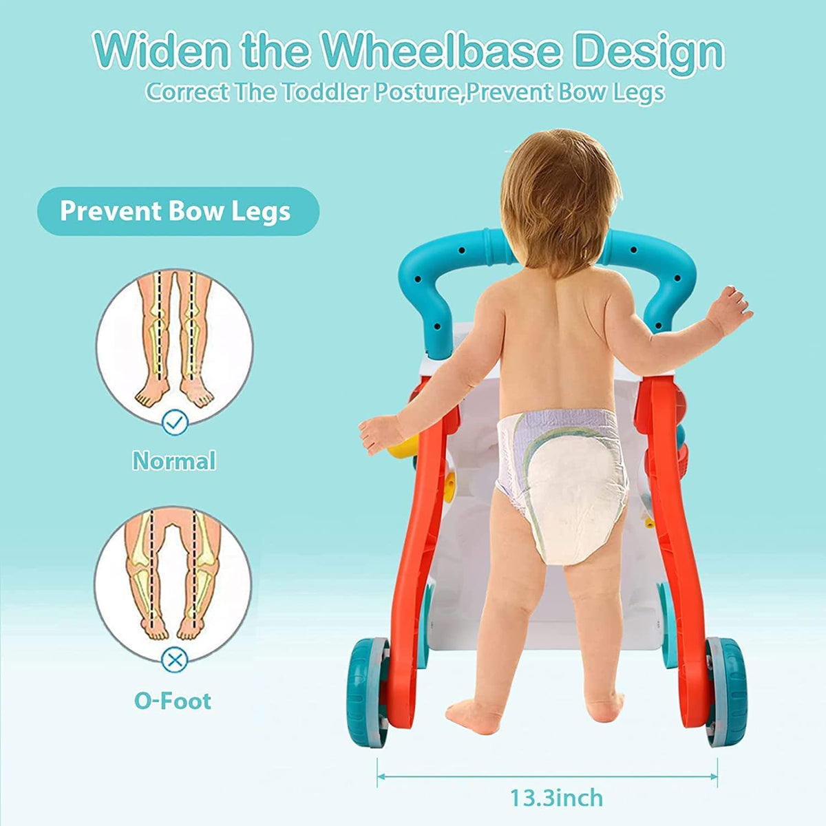 Huanger Musical Walker With Gadgets For Baby