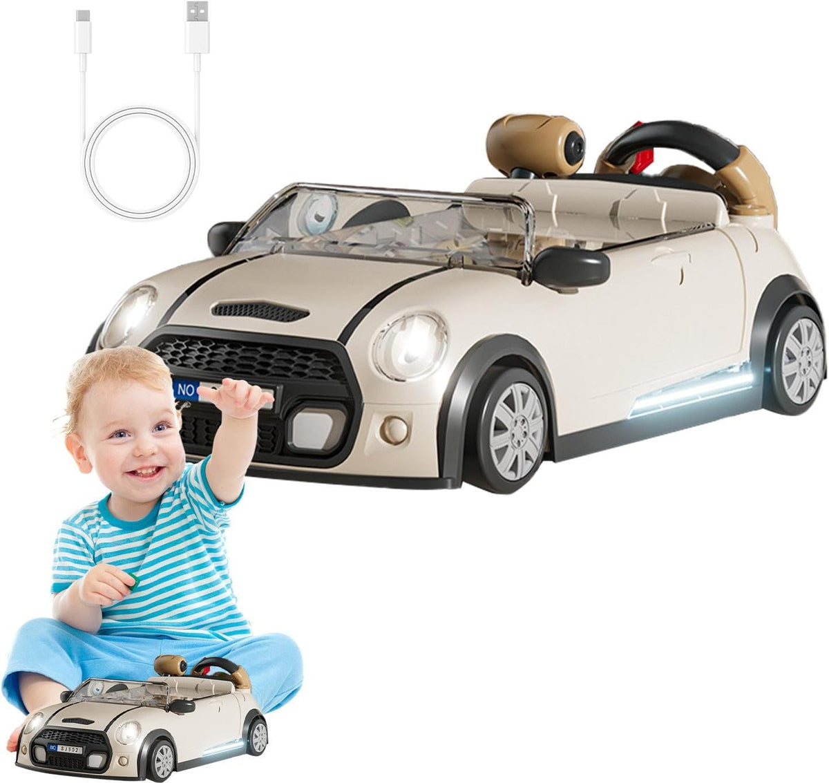 Racing Car Adventure Steering Wheel Toy