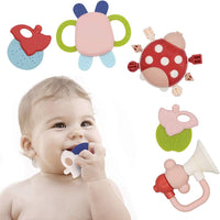10Pcs Baby Rattles & Teethers Set With Storage Box
