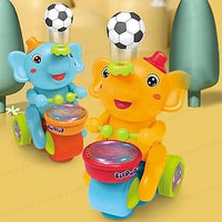 Musical Ball Blowing Elephant Beating Drum