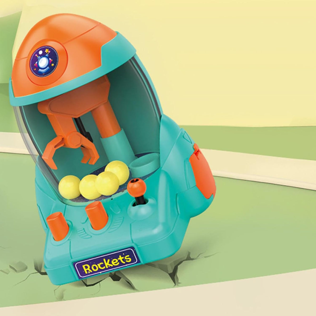 Space Rocket Ball Catcher Mini Claw Game
