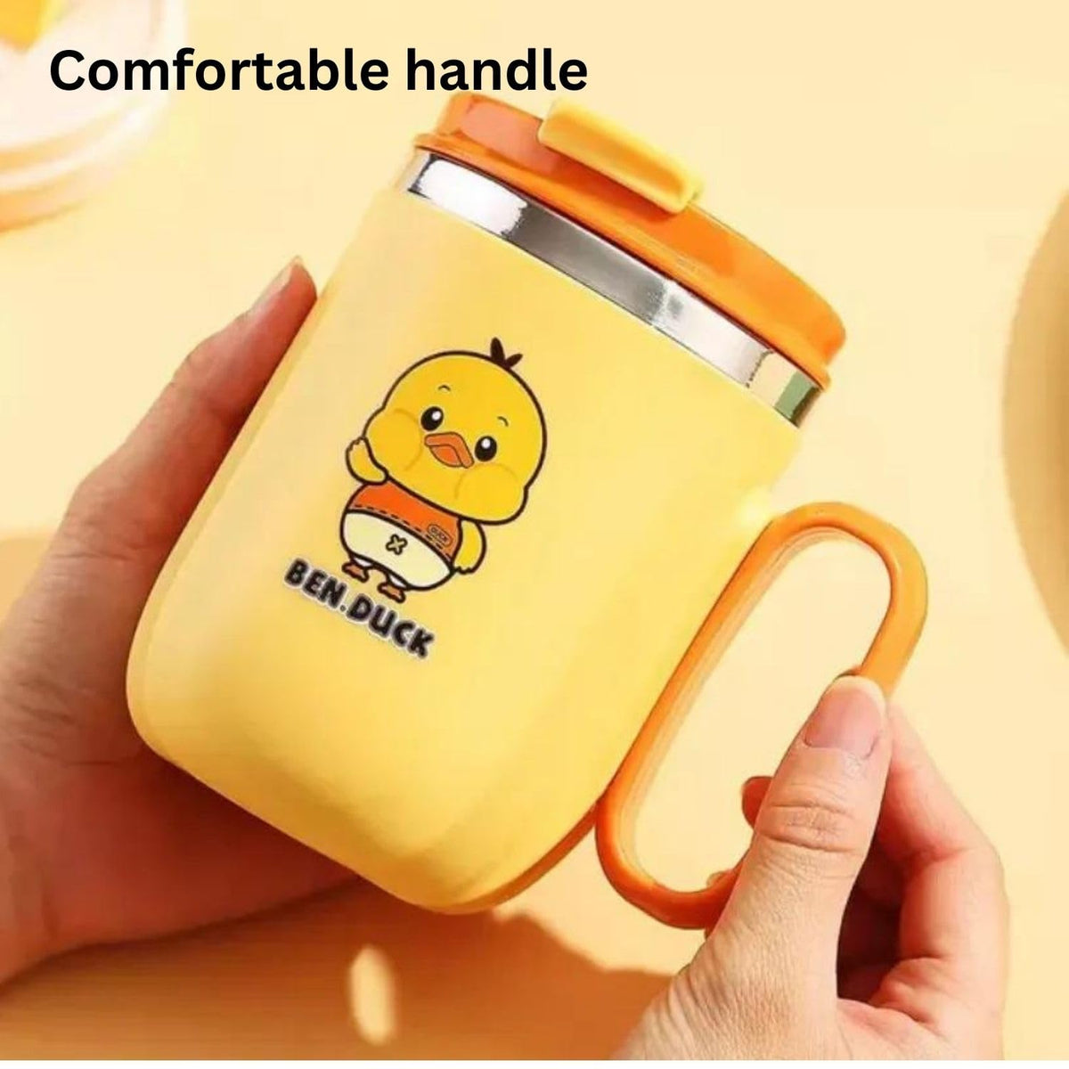 400ml Cartoon Design Stainless Steel Insulated Mug For Kids