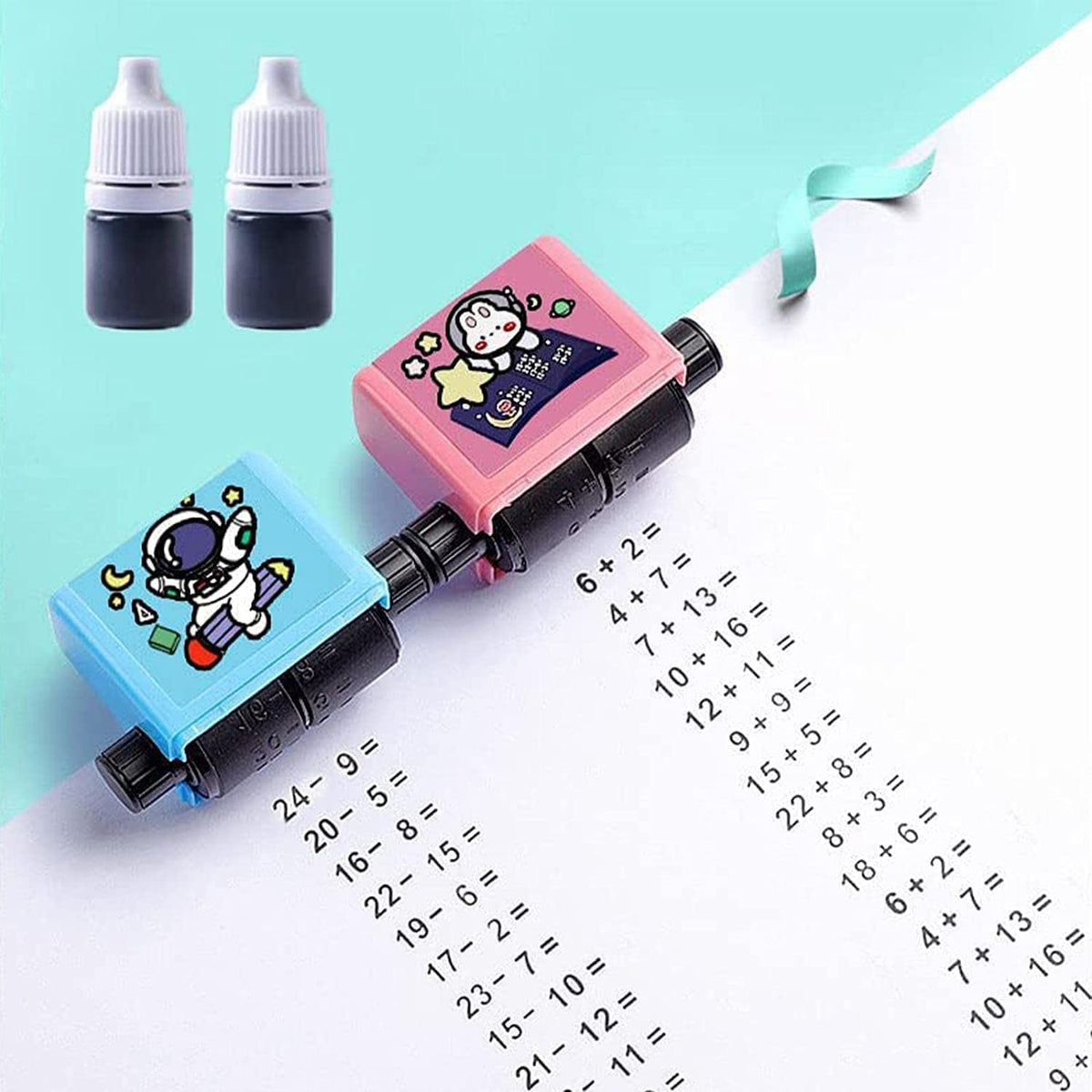 Educational Mathematical Rolling Stamp For Kids