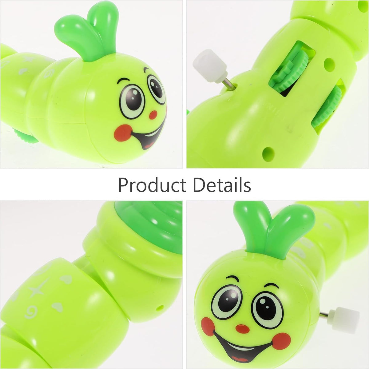 1Pc Wind-up Twisty Worm Toy