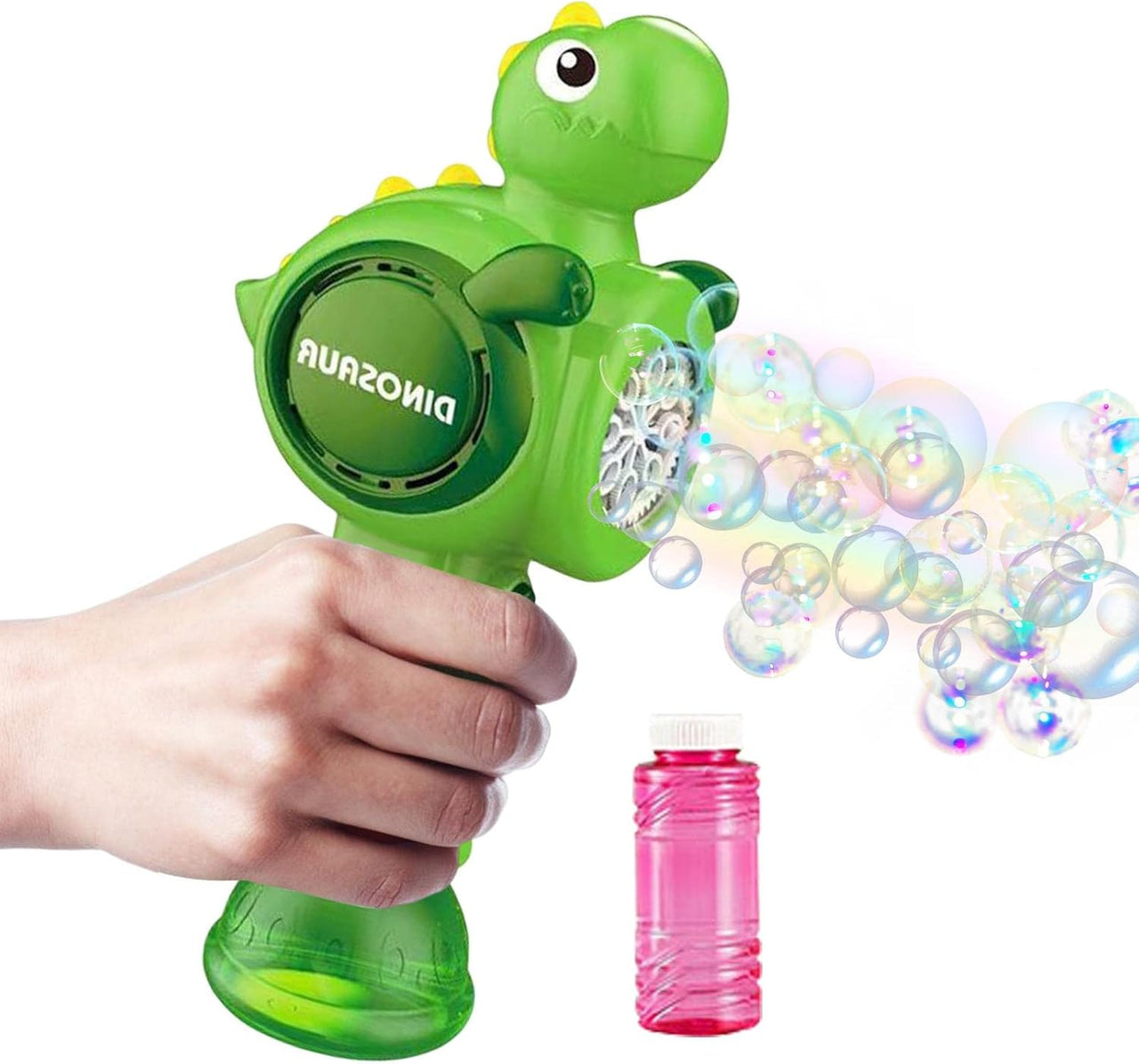 Battery Operated Dinosaur Colorful Bubble Wand