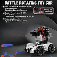 RC Laser Control Multi-functional Bubble & Soft Bullet Shooting Tank