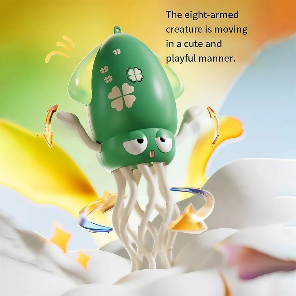 Electric Kids Dancing Squid With Light & Music