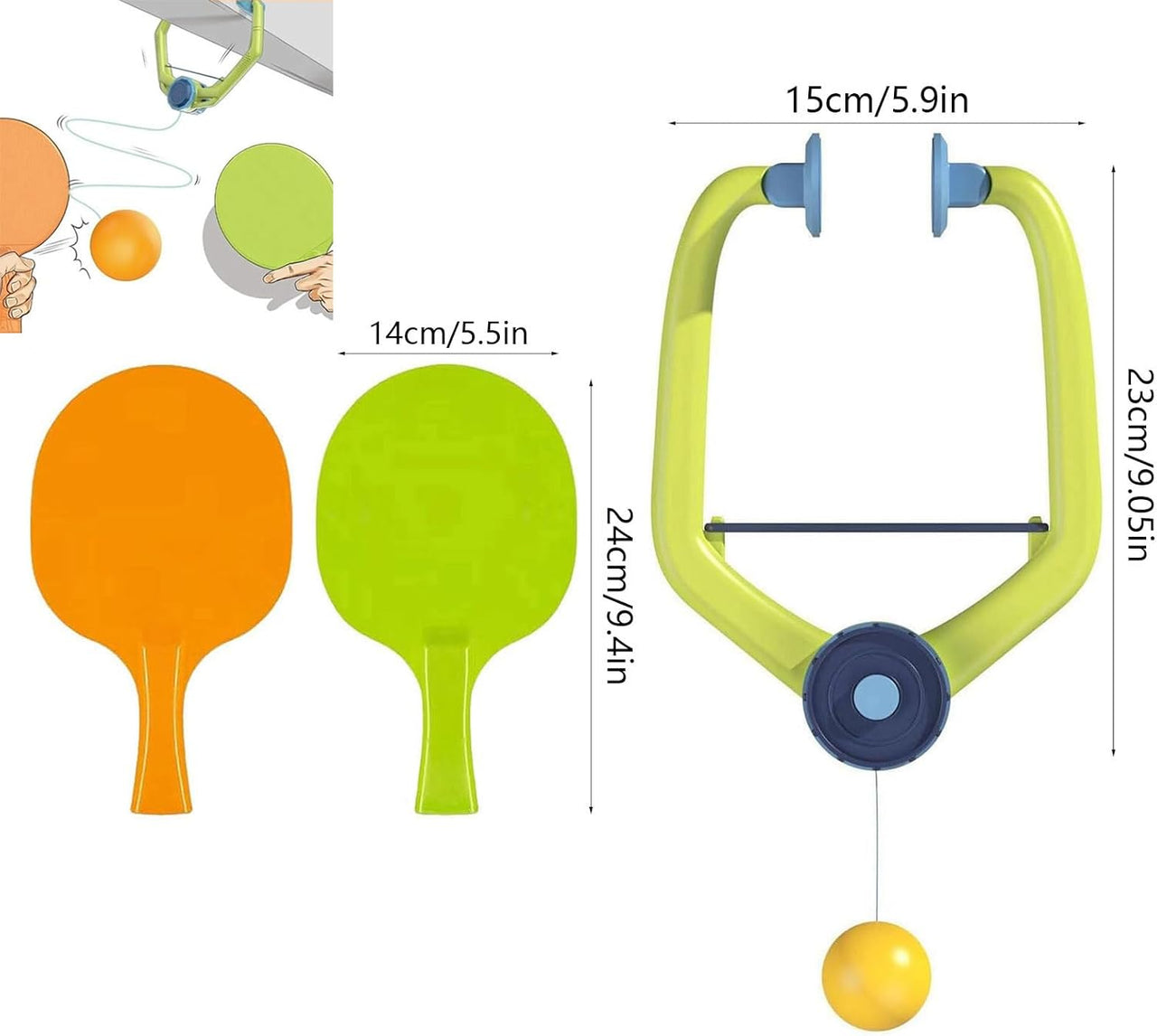 Ping-Pong Door Hanging Ball Game