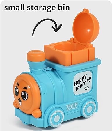 Press & Go Cartoon Mini Train - 1Pc