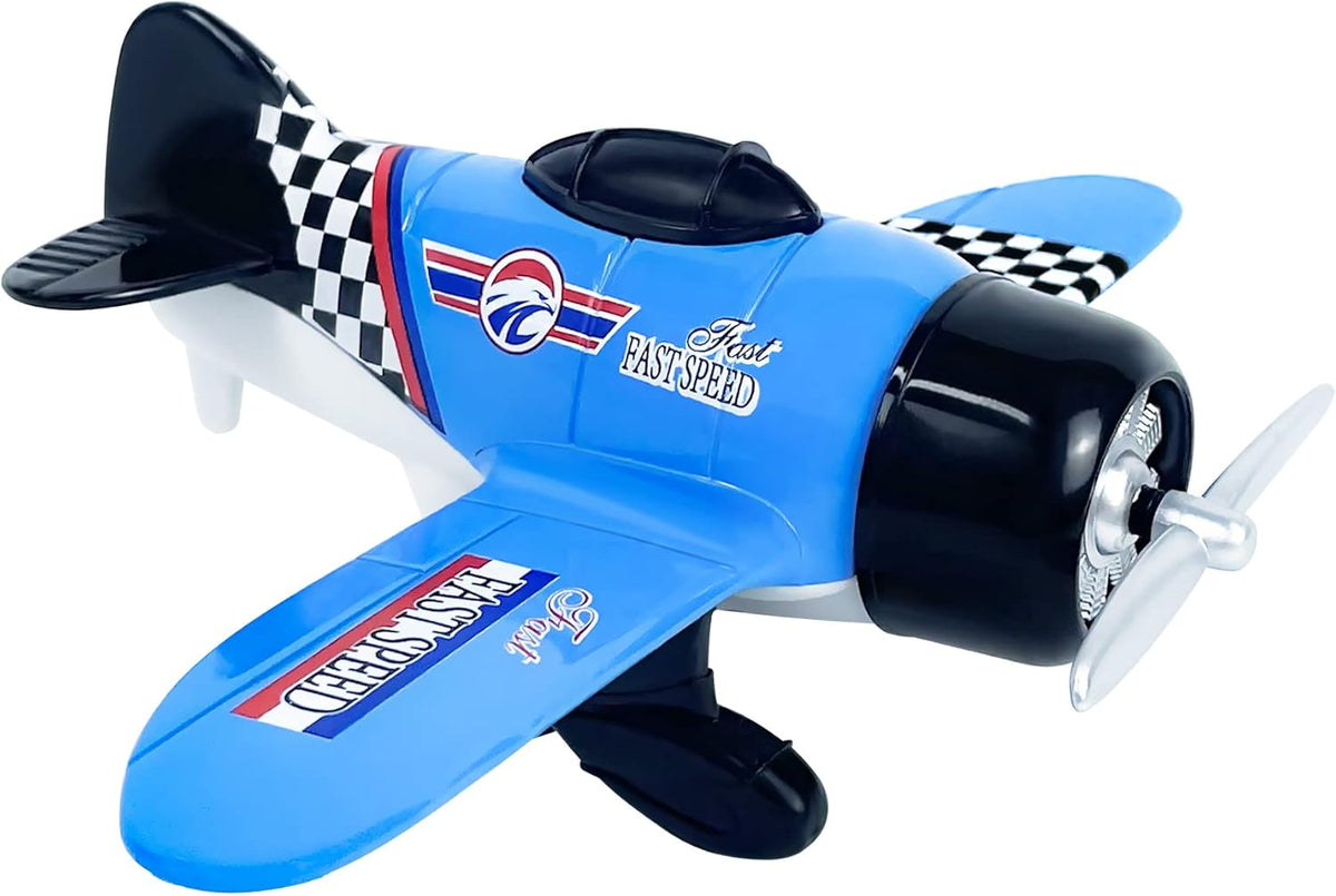 1Pc Diecast Pullback Combat Airplane Model - Assortment
