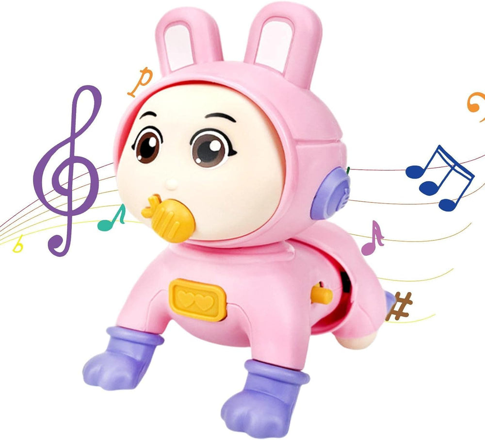 Cute Crawling Baby Toy With Soft Music