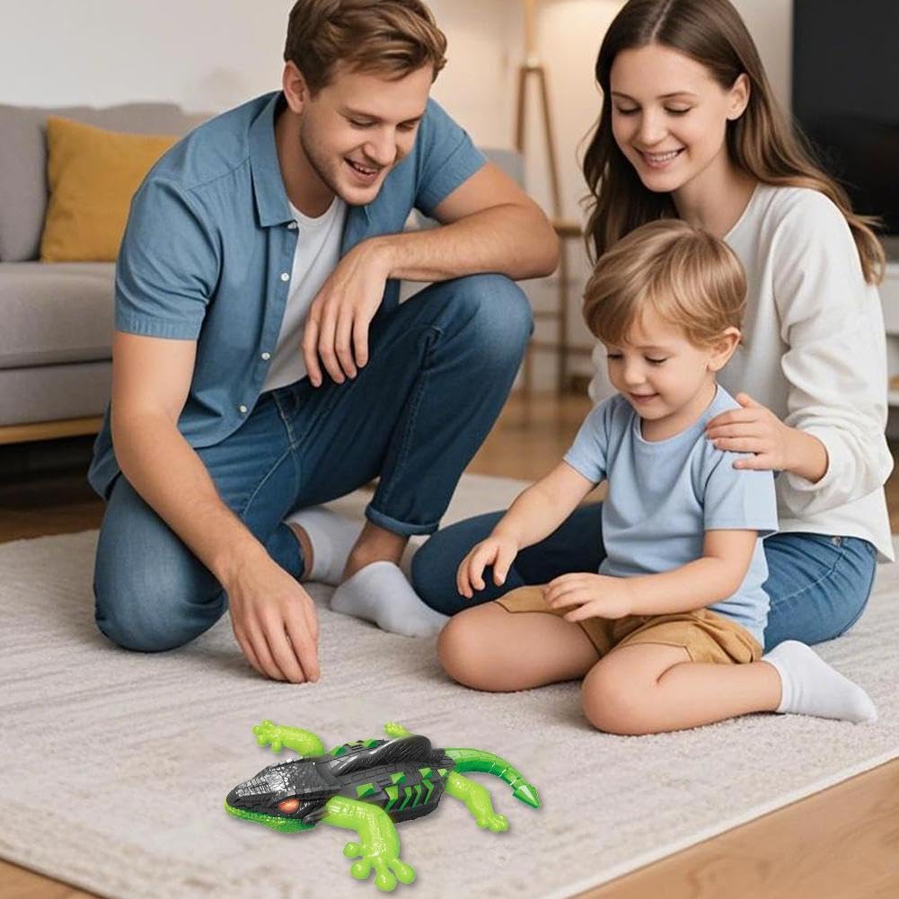 Remote Control Multi-functional Wall Climbing Lizard With Lights