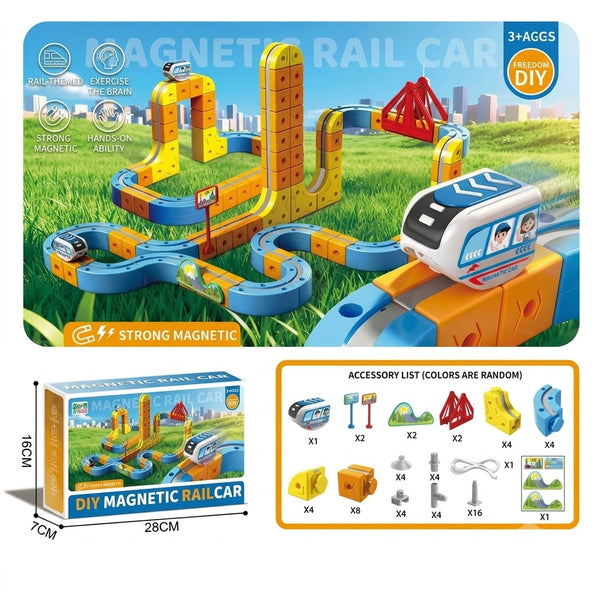 61Pcs DIY Magnetic Levitation Rail Track Set