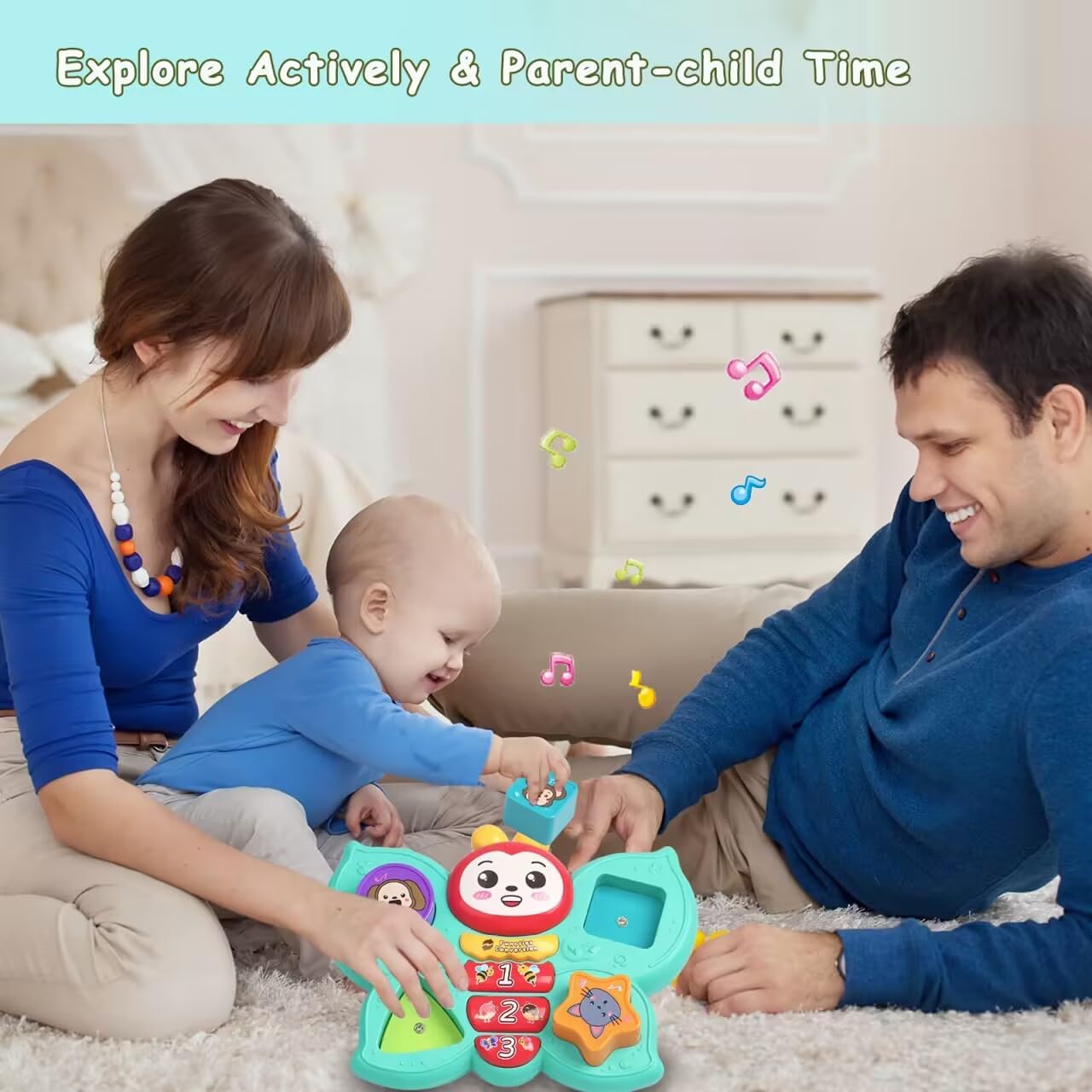 Toddlers Multi-functional Butterfly Musical Toy