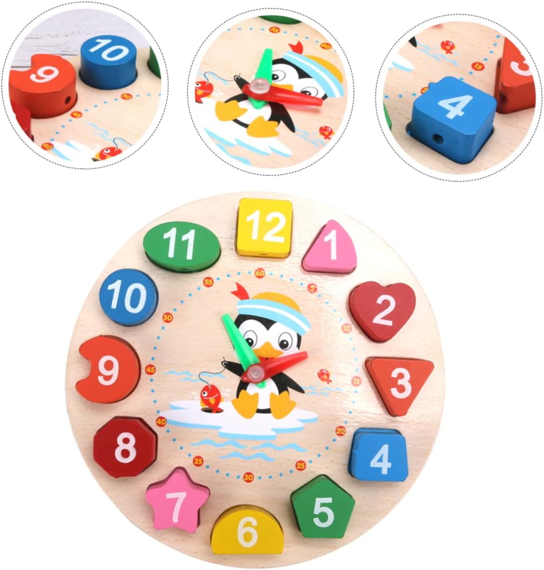 Wooden Montessori Learning Digital Clock