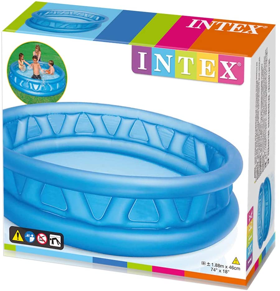 Intex Inflatable Soft Side Outdoor Pool - 188 x 46cm