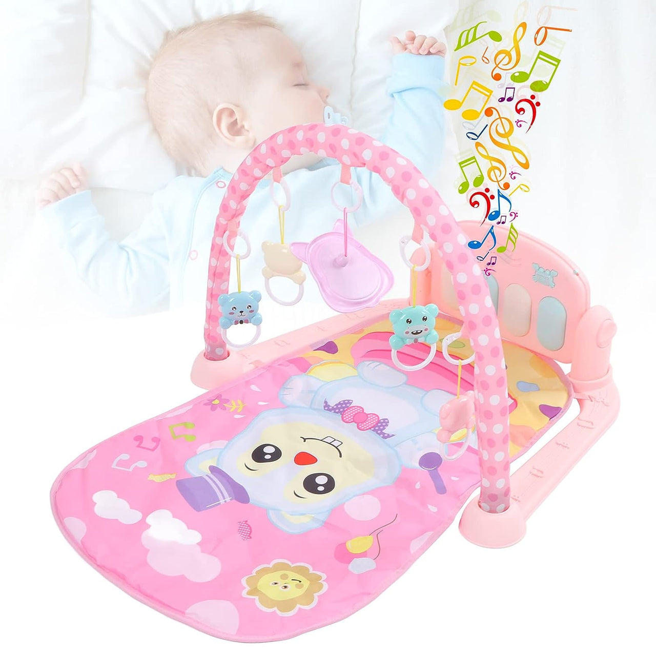 Harmonium Multi-Functional Baby Play Mat With Rattles