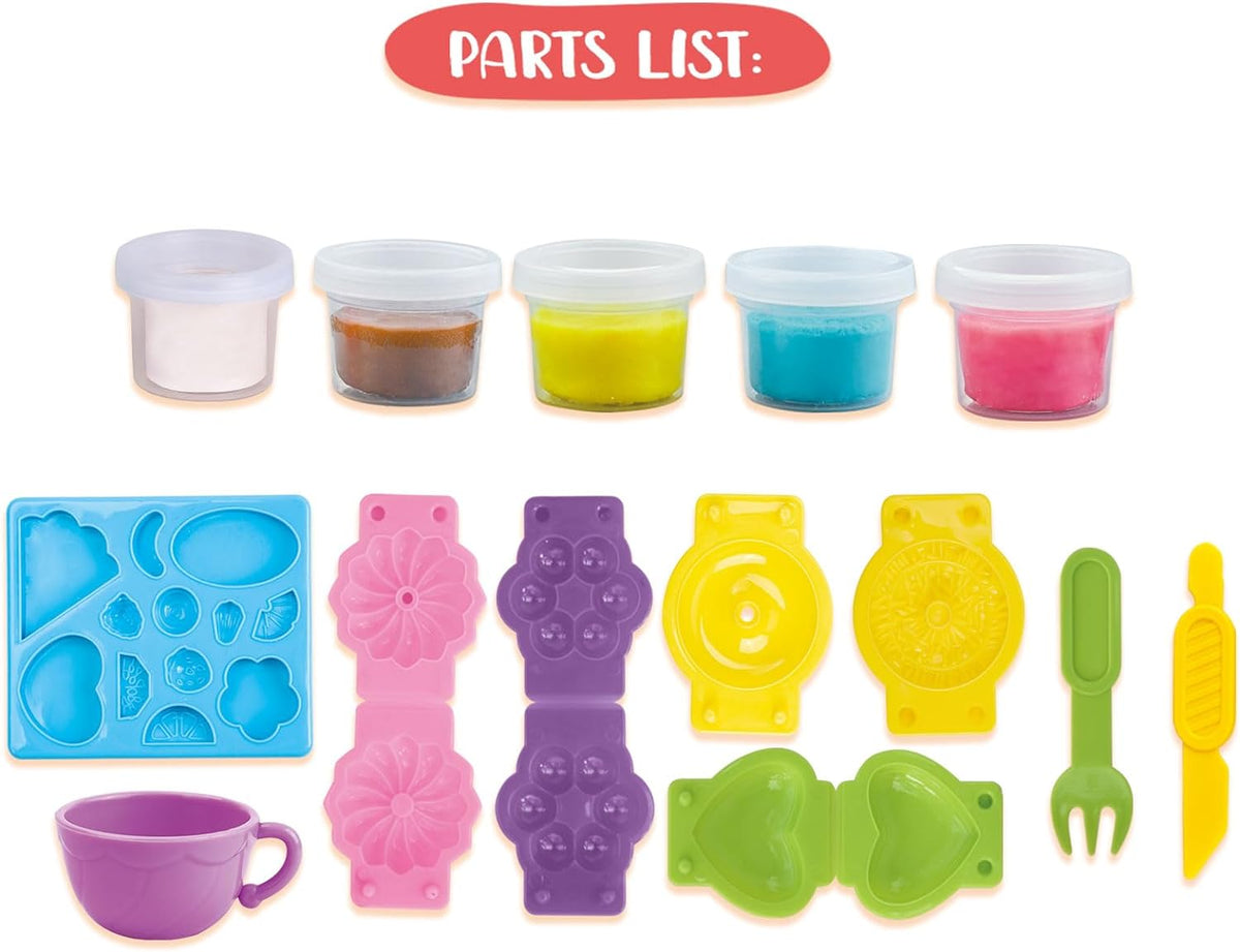 Delicious Pastries Colorful Dough Play Set With Molds