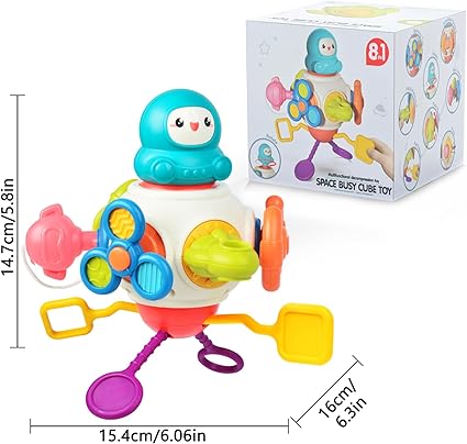 8in1 Space Busy Activity Play Set For Toddlers