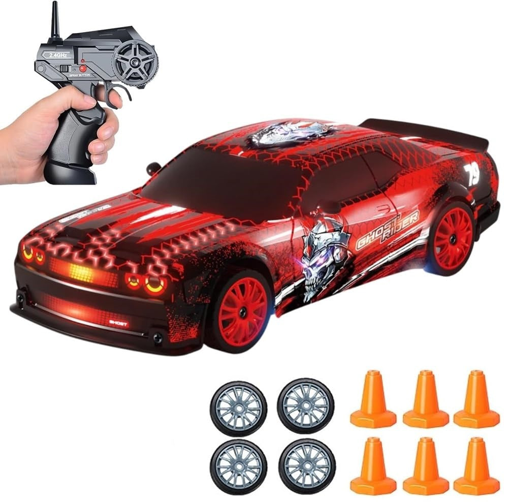 1:24 2.4GHz RC Dodge Challenger Mini Drift Car