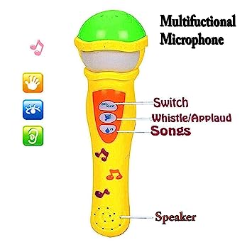 Kid Toy Microphone With Music And Lights