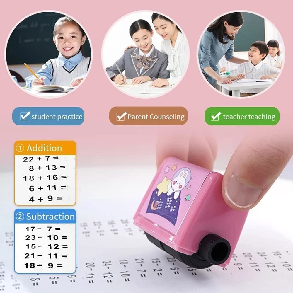 Educational Mathematical Rolling Stamp For Kids