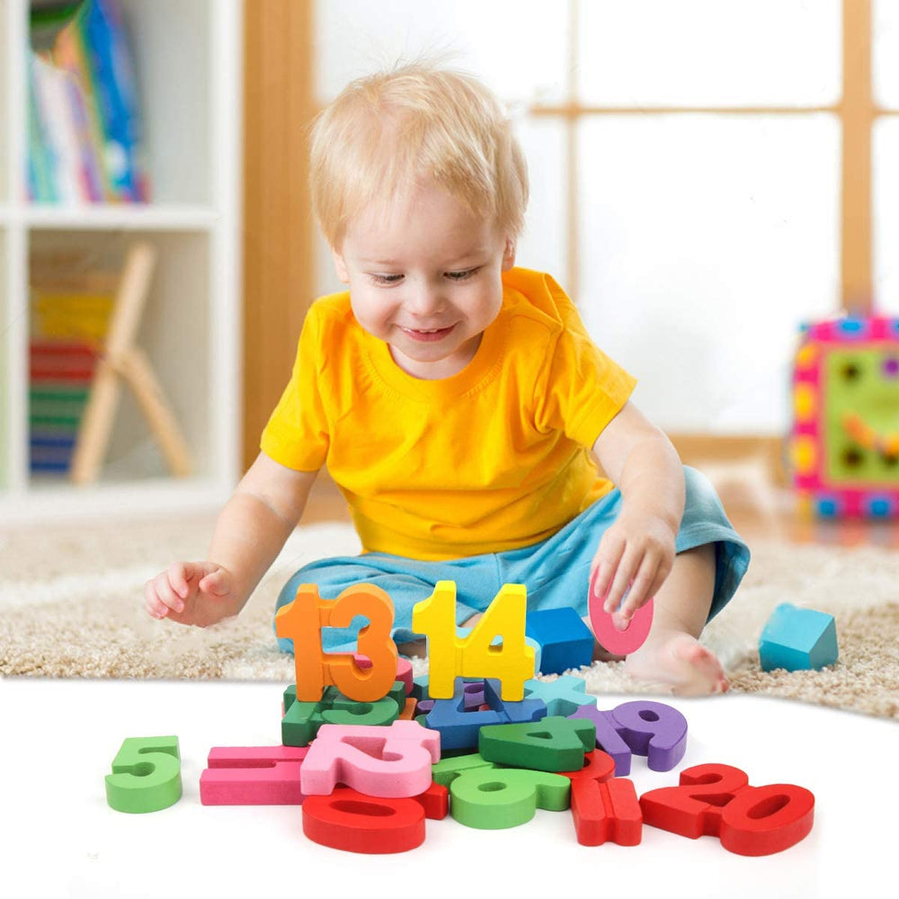 Learn Number Counting Puzzle- Wooden Numbers