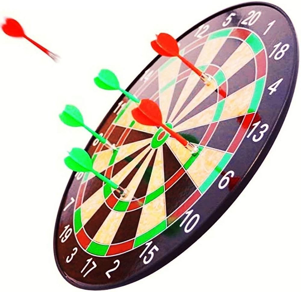 Magnetic Dartboard Game With 6 Darts