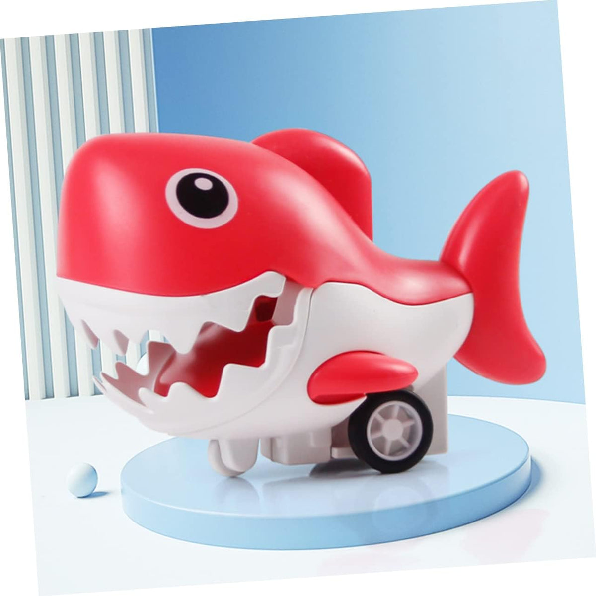 Inertial Press & Go Mini Shark Toy - 1Pc