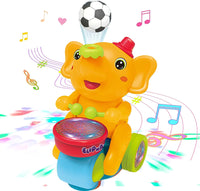 Musical Ball Blowing Elephant Beating Drum