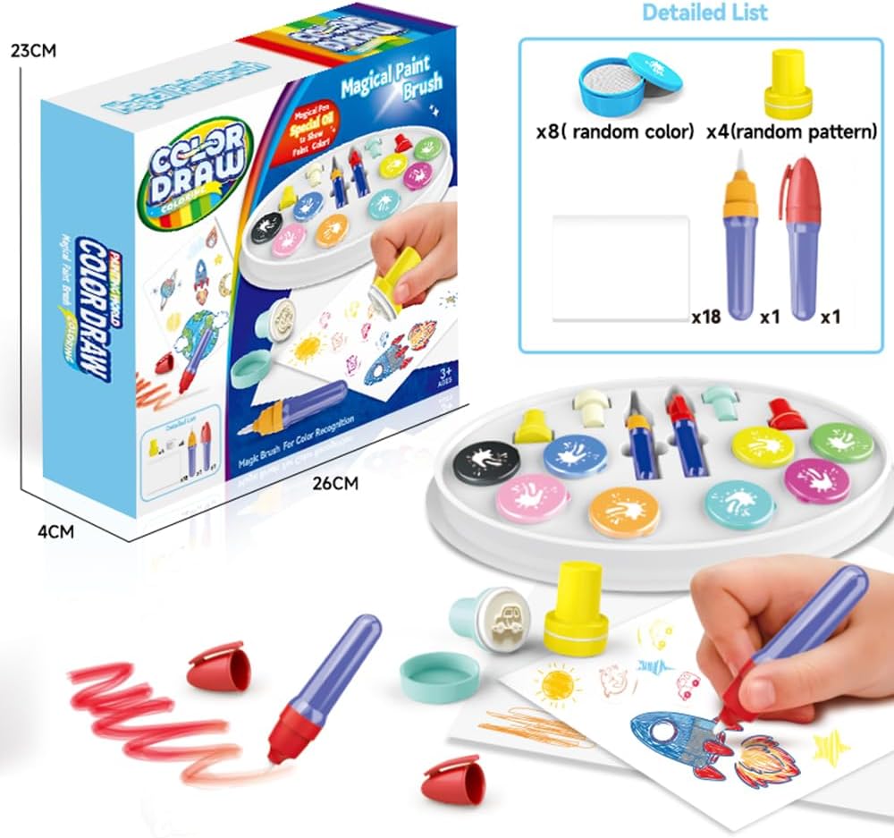 Toddlers Magical Color Painting Set