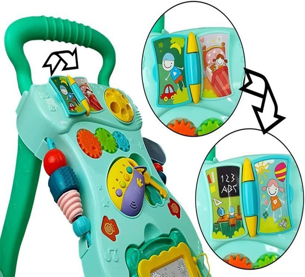 Huanger Baby Musical Activity Walker - Green