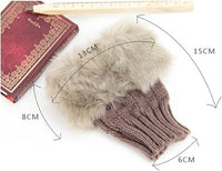 Thumbnail for Wool Fancy Fingerless Winter Gloves