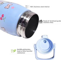 1200ml Stainless Steel Portable Sports Kettle - Blue